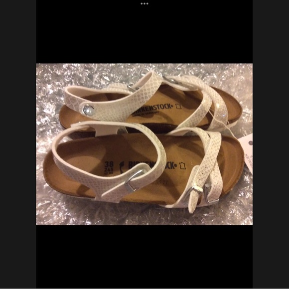 BIRKENSTOCK KUMBA MAJIC SNAKE WHITE WOMEN’S U.S. 7N EU 38 - Picture 3 of 8